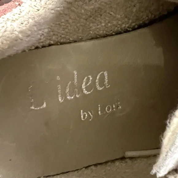 L'idea by Lori Distressed Suede/Leather Sneakers Size 38 Good Condition - Picture 4 of 11